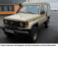 Toyota Landcruiser Car Hifi Einbau