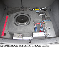 Das Soundsystem im Inneren des Audis