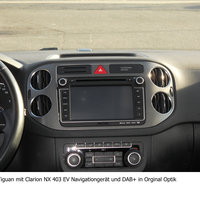 Das Navigationssystem eines Volkswagens